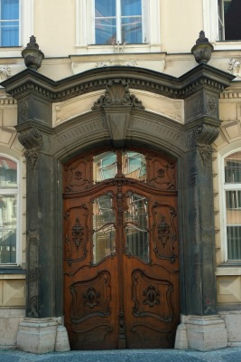Intricate doors.